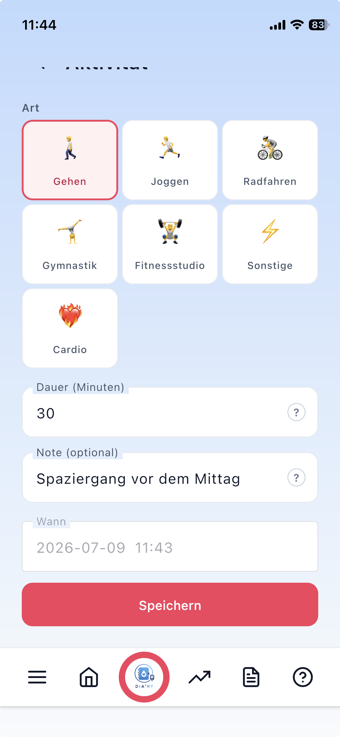 Bewegung zählt