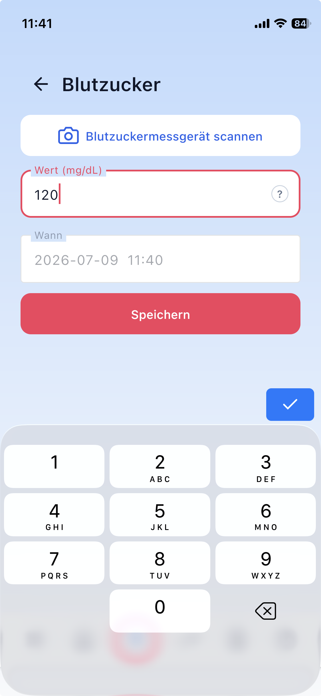 Glukose in Sekunden erfassen