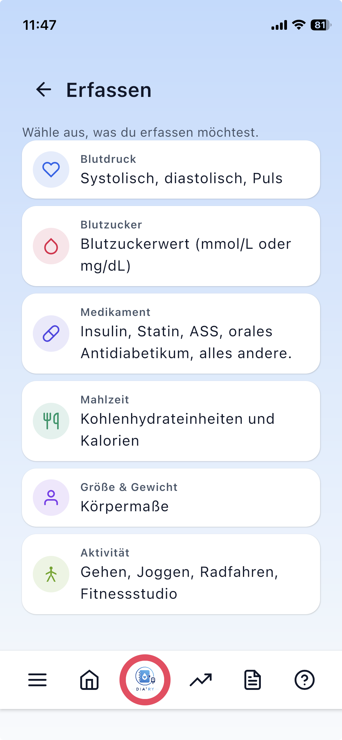 Ein Tipp, um alles zu erfassen