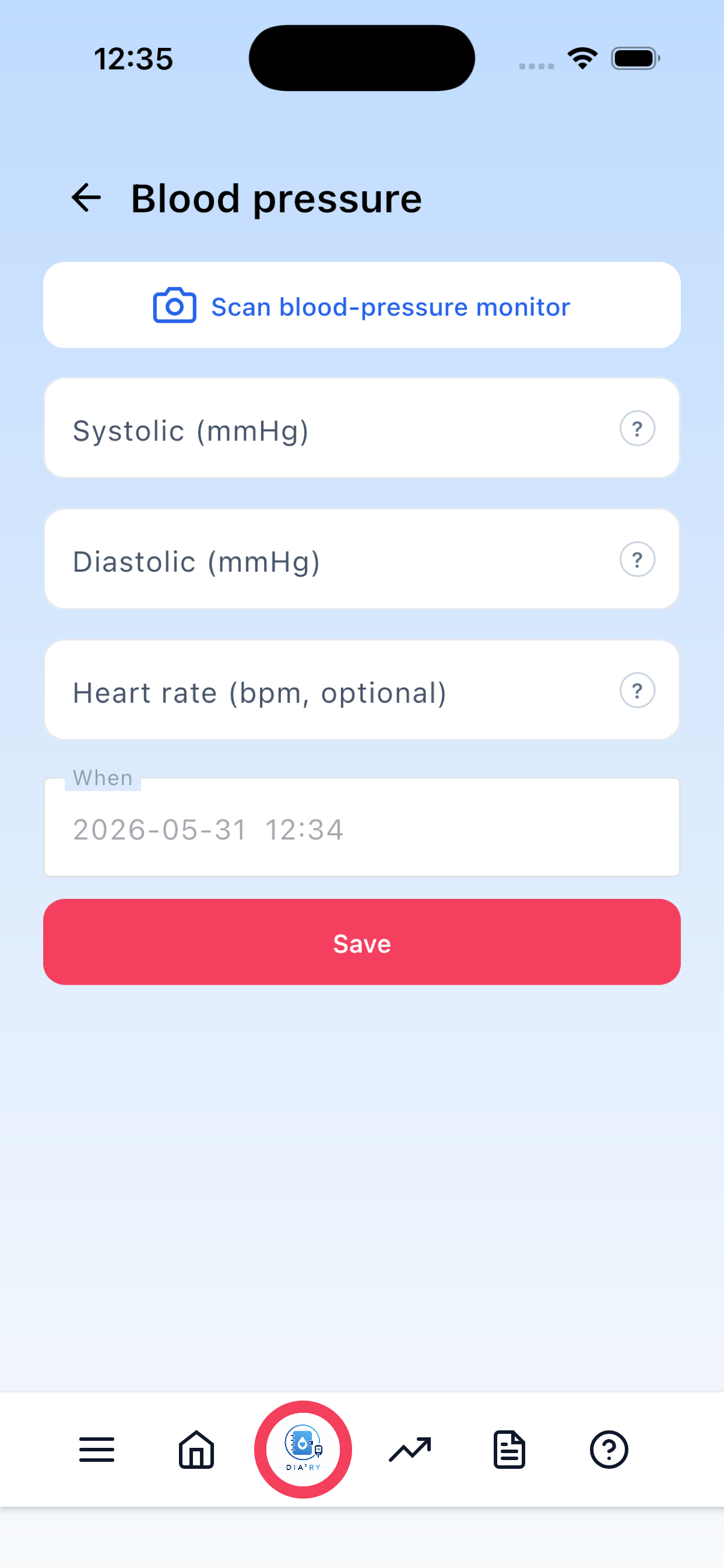 Blood pressure, tracked too