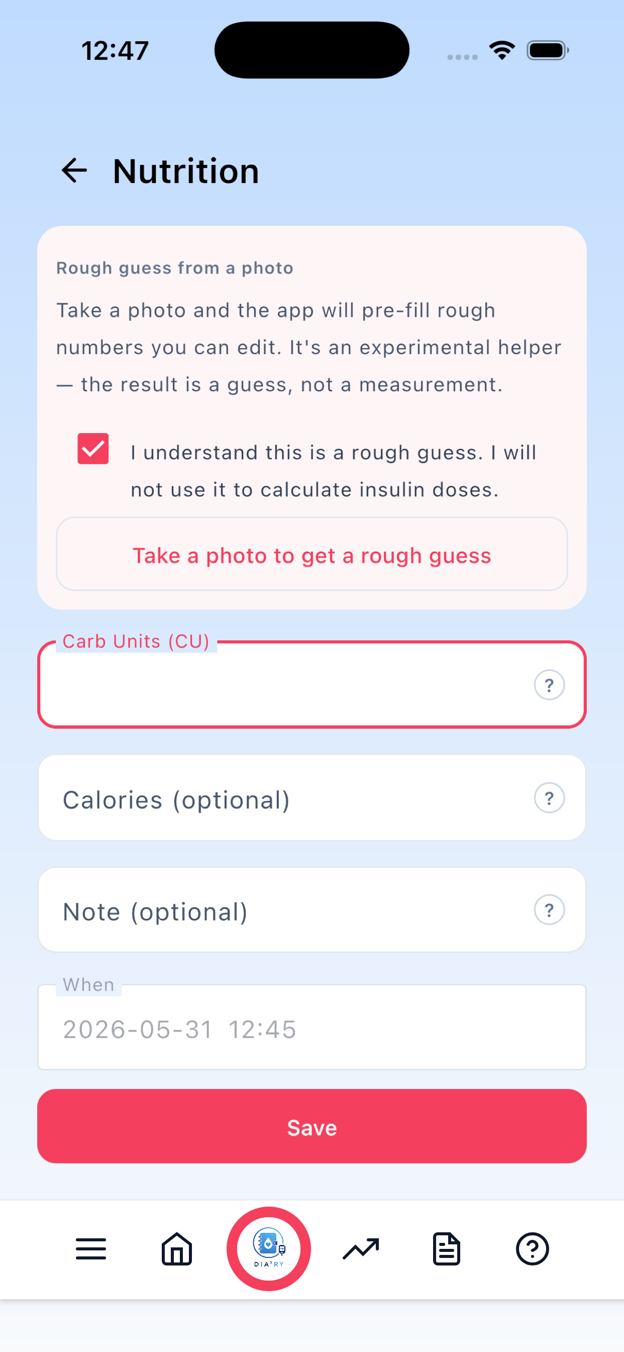 Meals and carbs, made simple