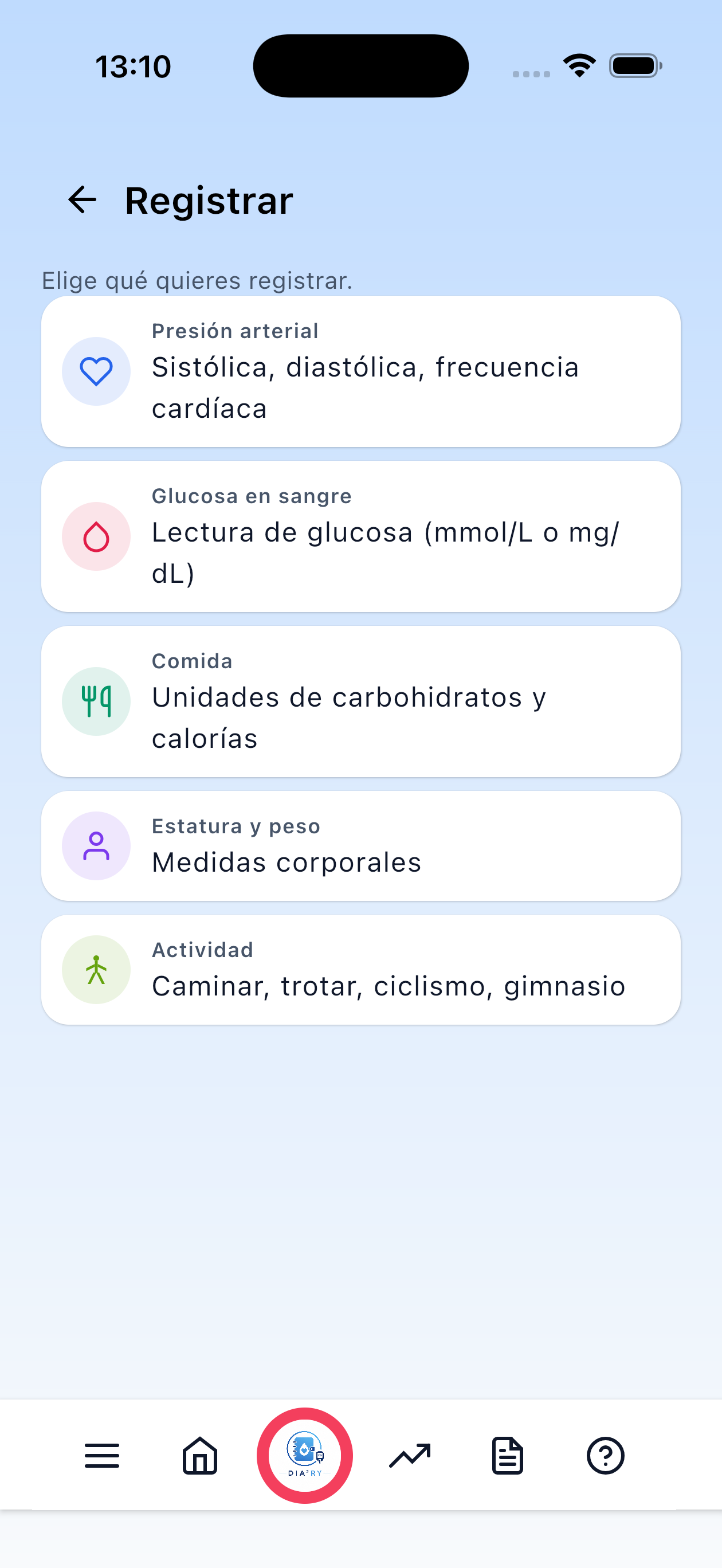 Un toque para registrar cualquier cosa